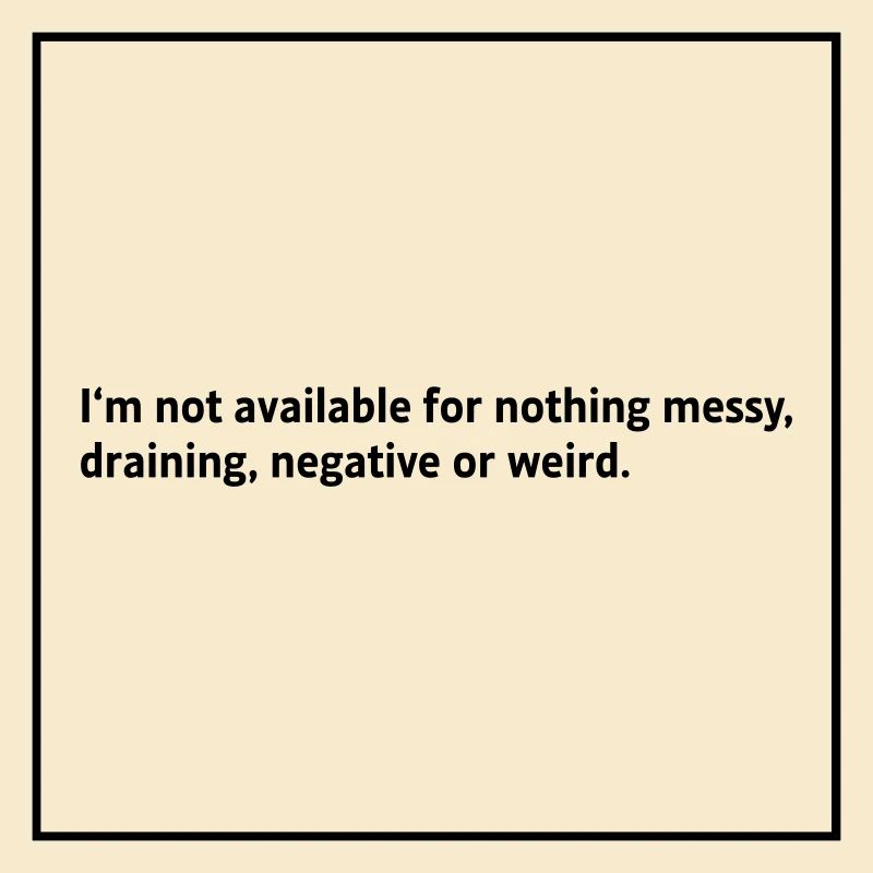 I m not available