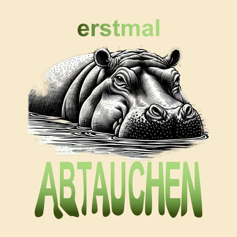 Nilpferd: "Erst mal abtauchen"