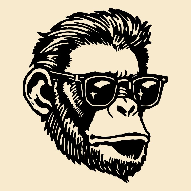 Affe Affen Affengesicht