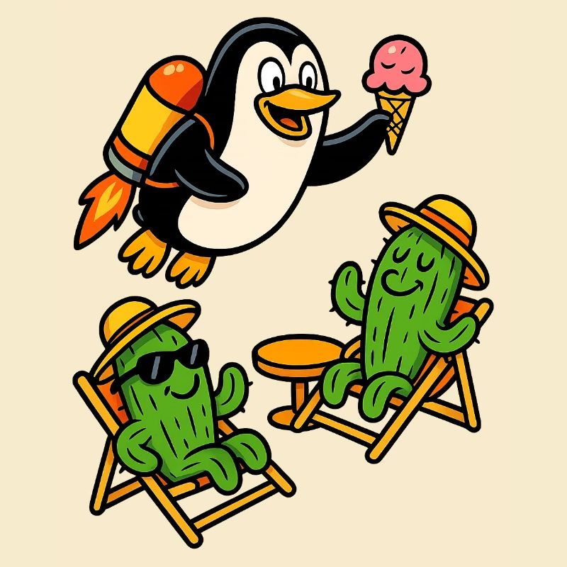 Pingouin Jetpack