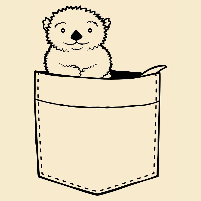 Hemdtasche Otter Design