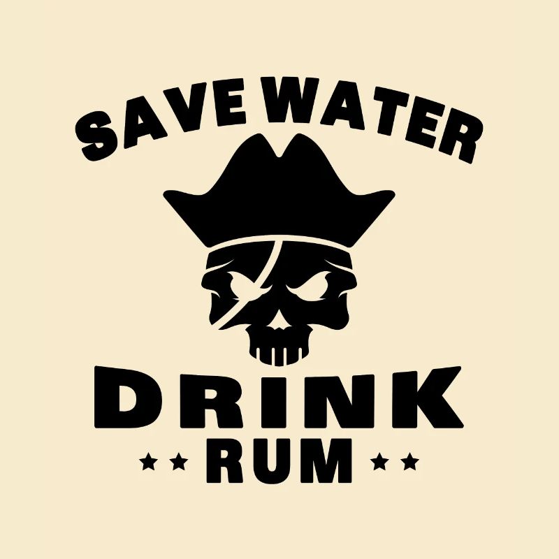 Save water drink rum