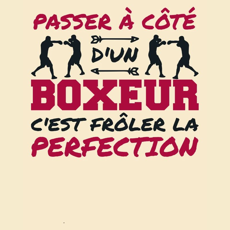 Perfektion Boxer Humor Boxer Mann
