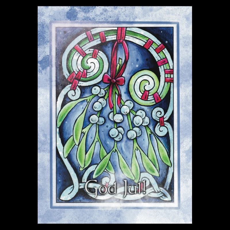 God Jul gui et motif de noeud