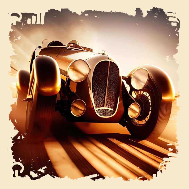 Découvrez une voiture classique à la course de voitures classiques