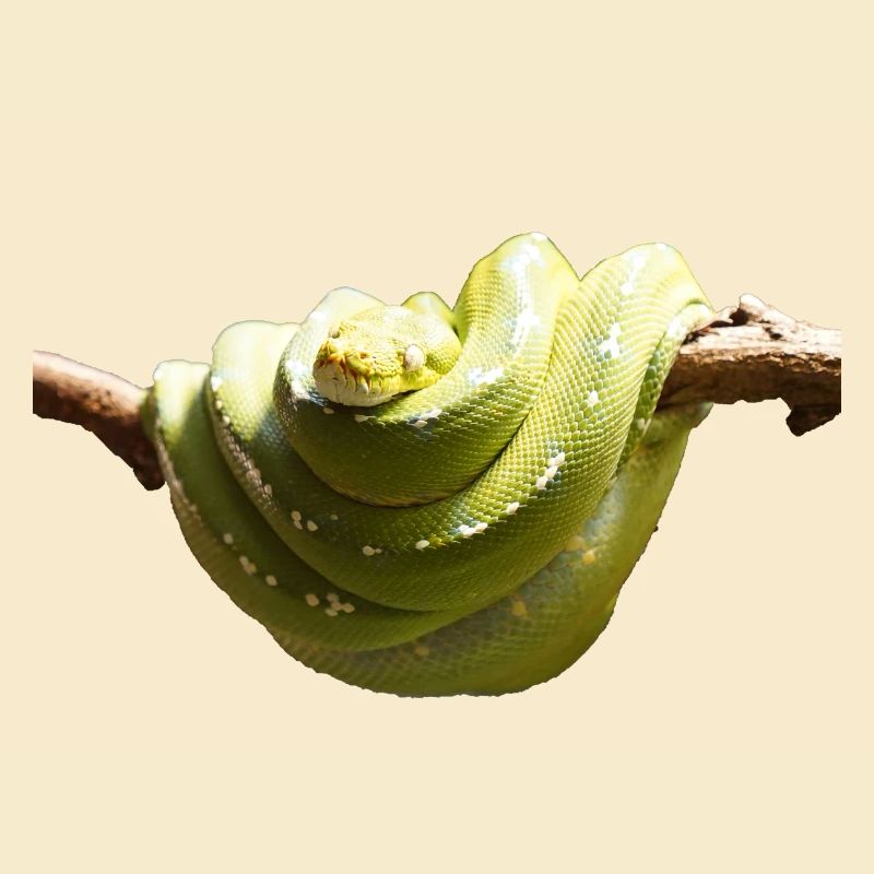 Der Baumpyton kann bis zu vier Meter lang werden