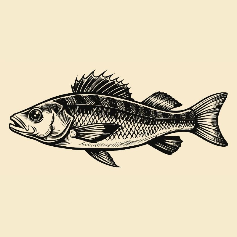 Wolfsbarsch - Angler - Geschenk