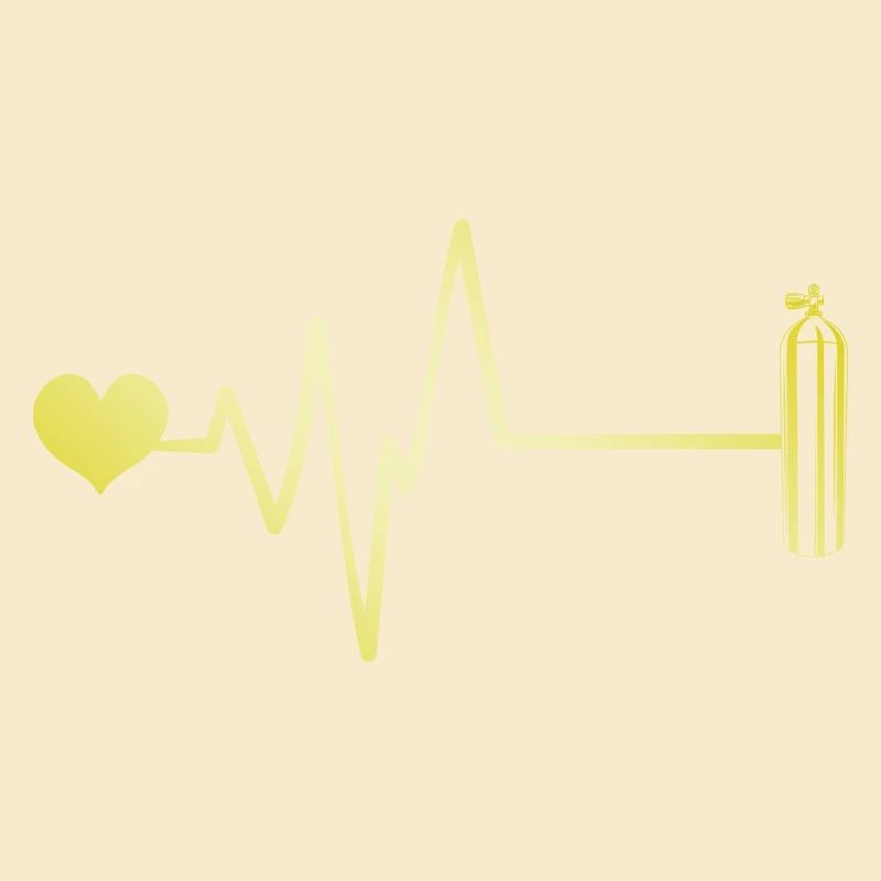 Oxygen Diving Heart Pulse