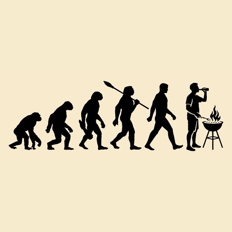Evolution - Grilling - Grillmeister - Drinking beer