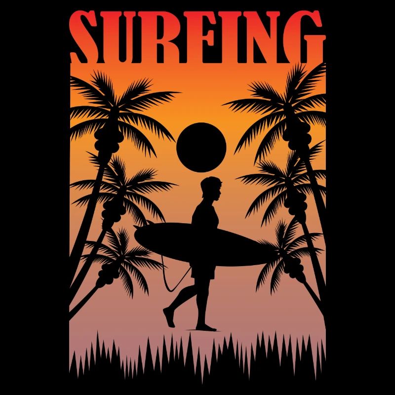 Surfing Surfboard Surfer Gift Idea