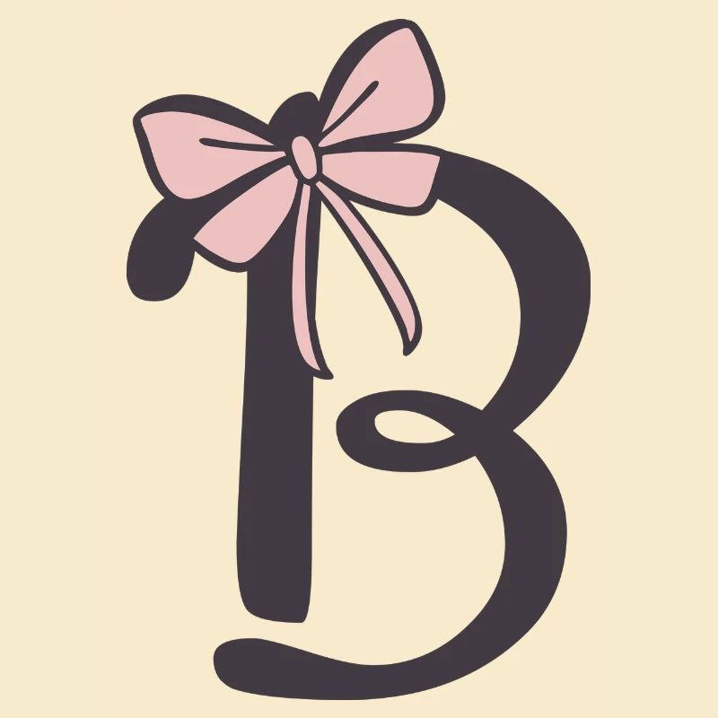 Ruban lettre initiale B