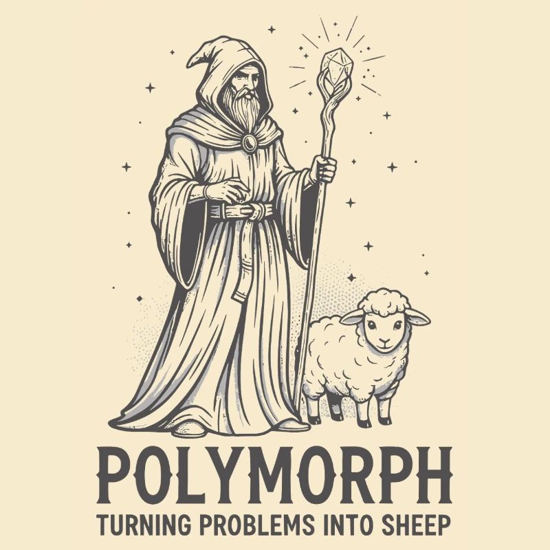 Polymorph Wizard – Turning Problems into Sheep