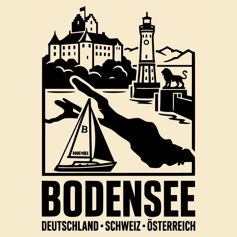 Bodensee Silhouette Wahrzeichen