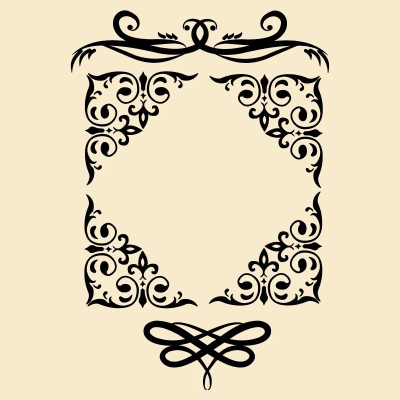 Frame frame decoration diamond-shaped opening
