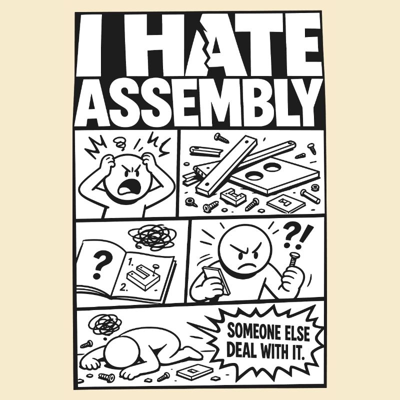 Je déteste les instructions d’assemblage