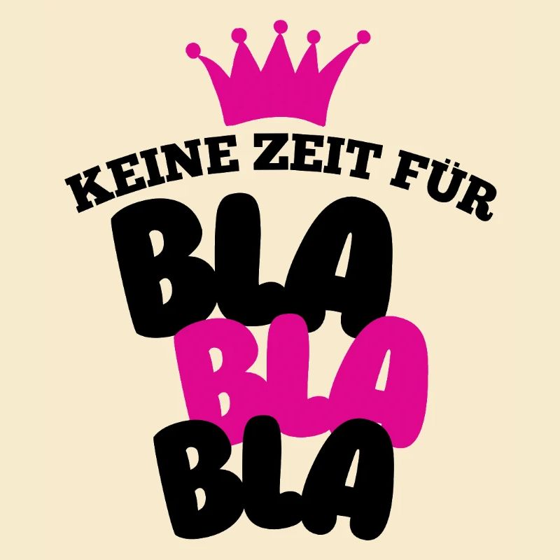 No time for blah blah
