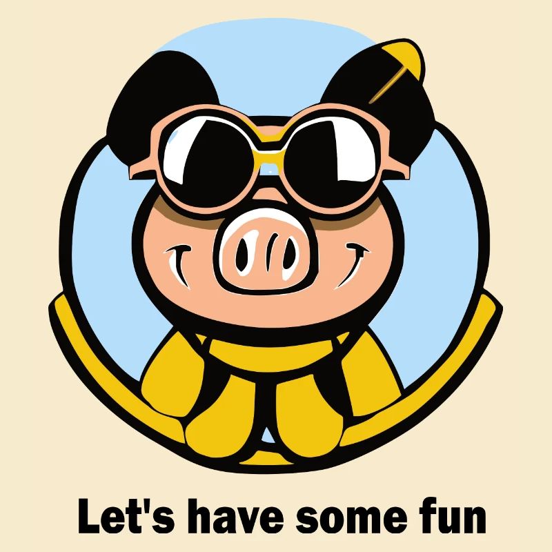 S’amuser avec le cochon