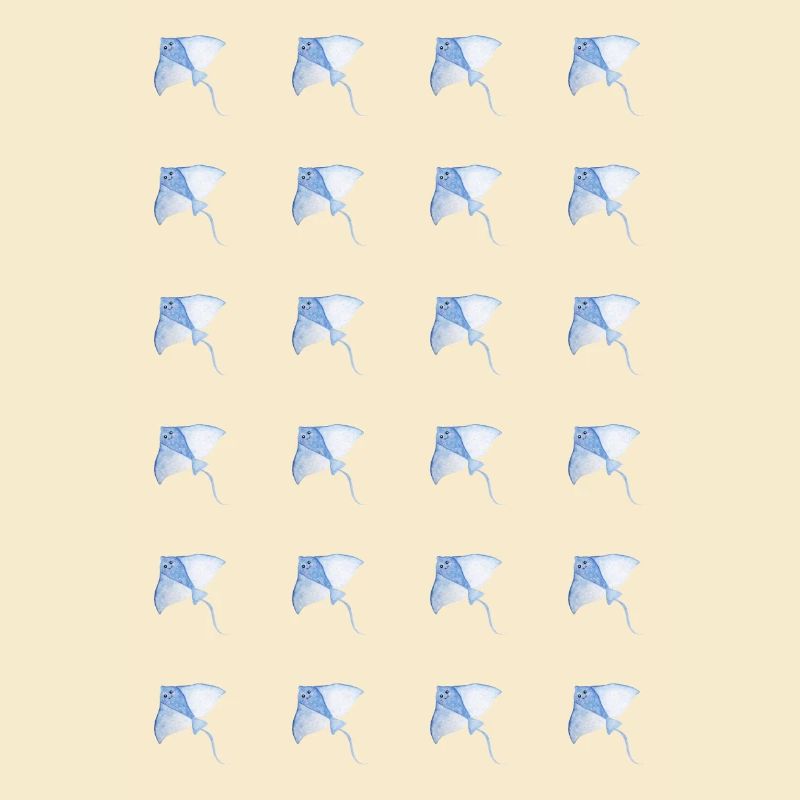 Ray pattern (fish, sea creatures, ocean)