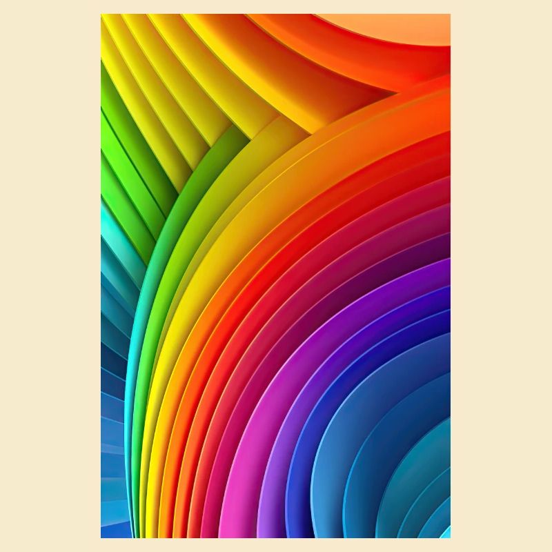 Rainbow Reverie: Impression colorée LGTBQ + Pattern Art
