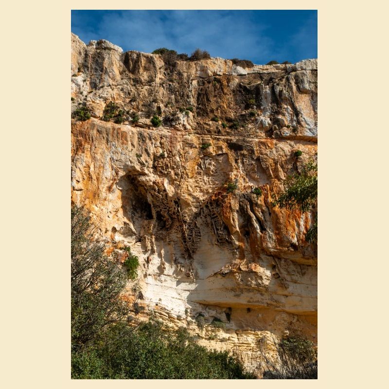 Dingli Felsformation in der Nähe von Dingli Cliffs Malta