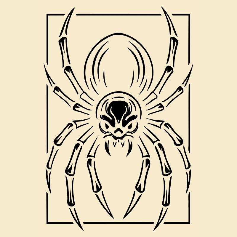 Stylized spider