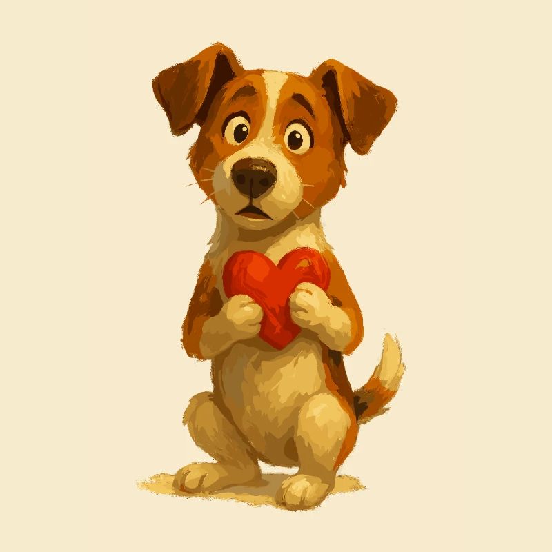 Jack Russell Terrier mit Herz