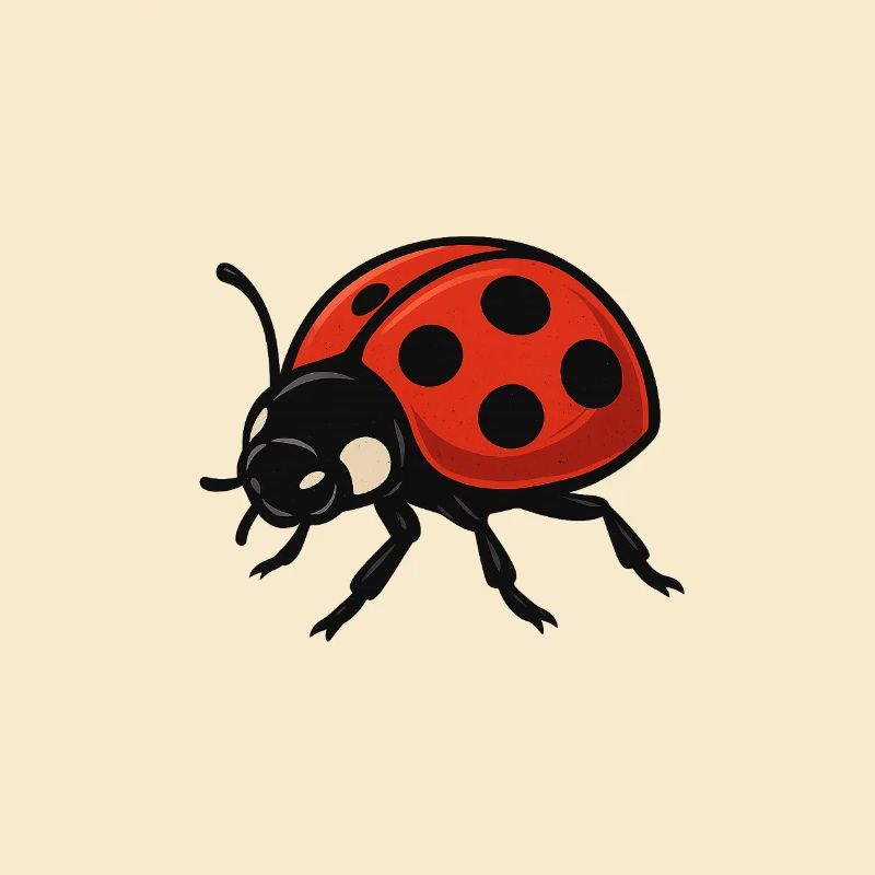 Red Ladybug Ladybug Cartoon