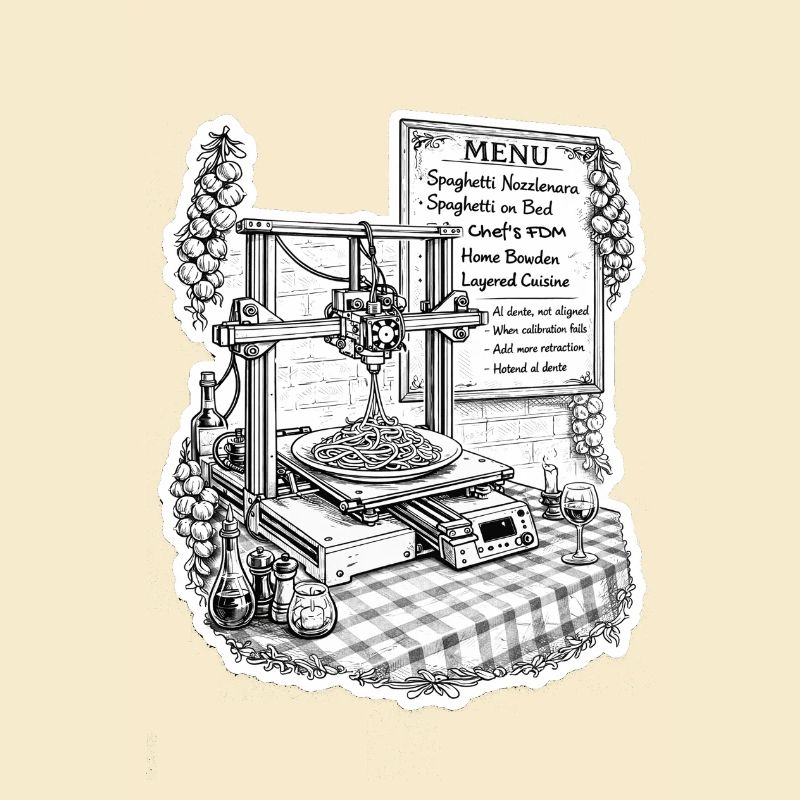 Spaghetti 3D Printer