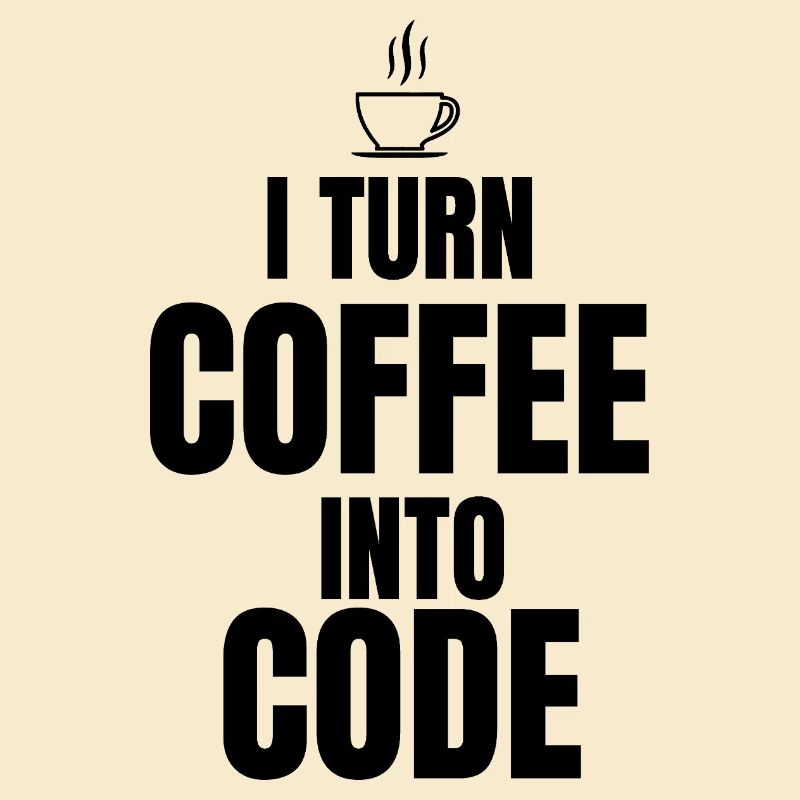 Je transforme le café en code