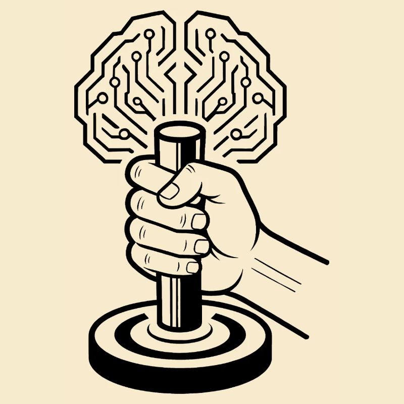 Digital Brain Cyborg Artificial Intelligence