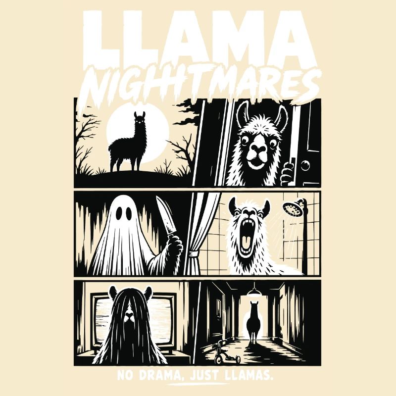 Llama Nightmares Horror Comic