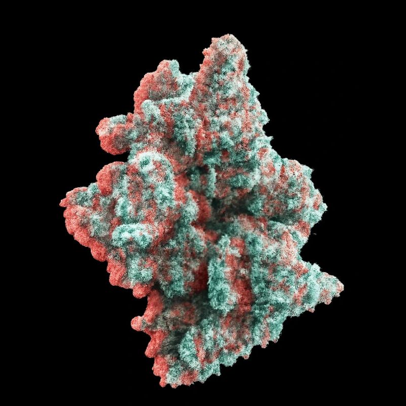 Anaglyphe 3D de Cannabis Weed Bud