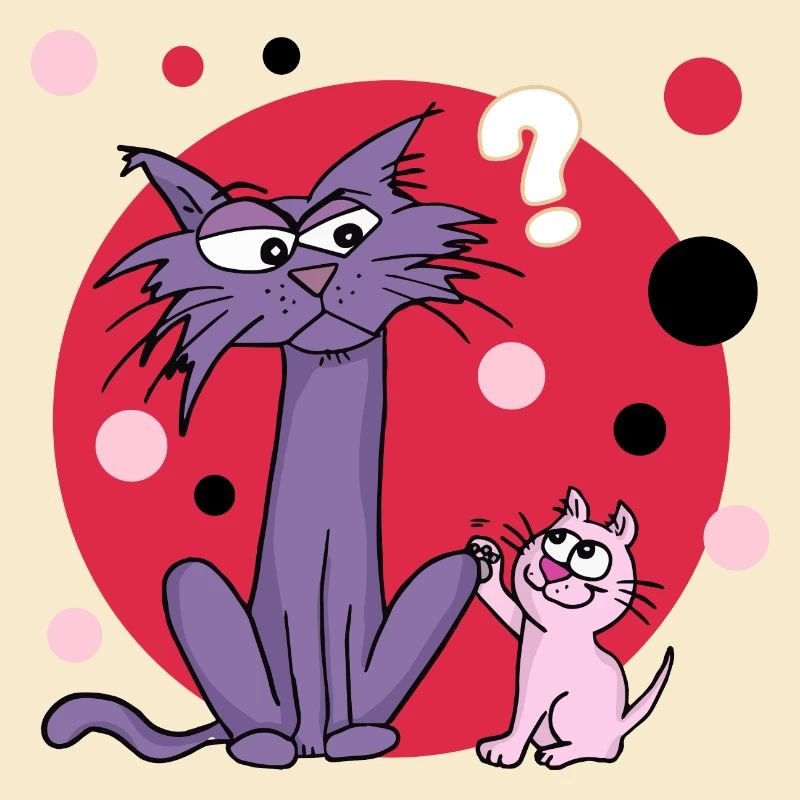 Was willst du Zwergen-Katze?