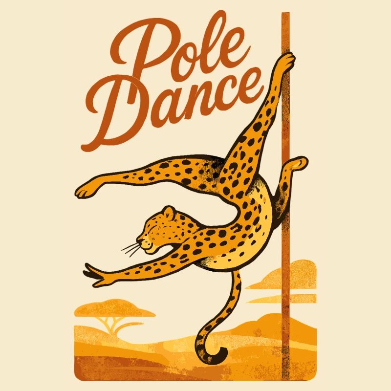 Pole dance Léopard Pole Dancer Cadeau