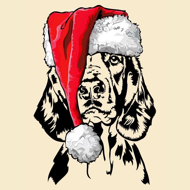 Santa Welsh Springer Spaniel Christmas Wilsigns