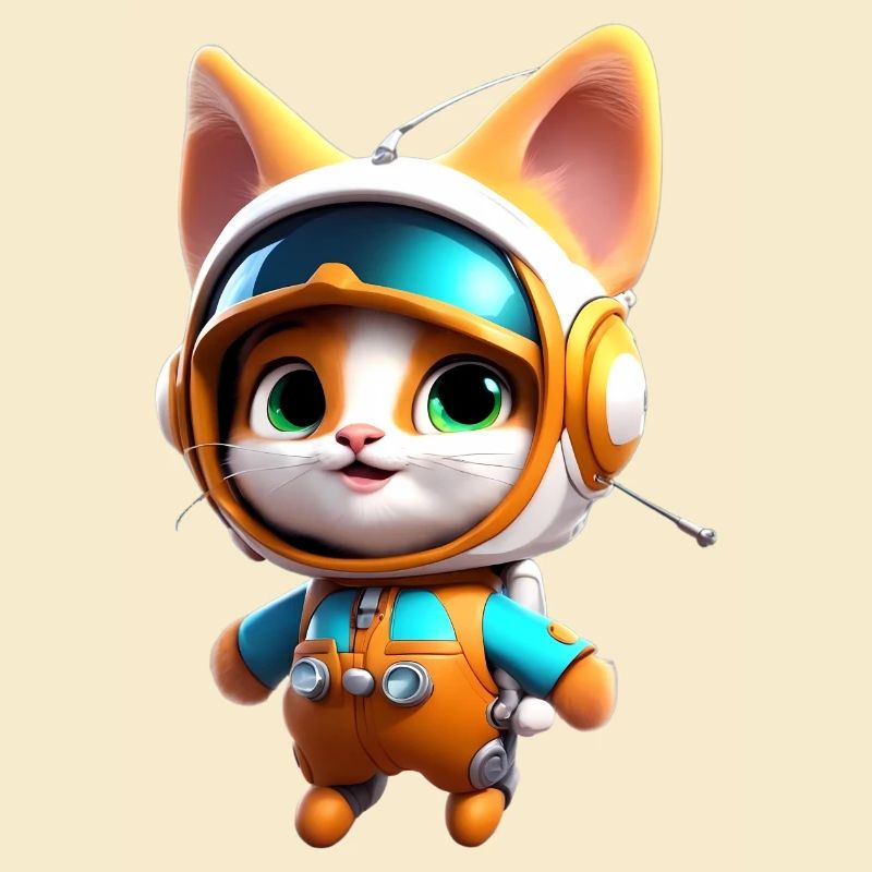 Astronaut Kitten