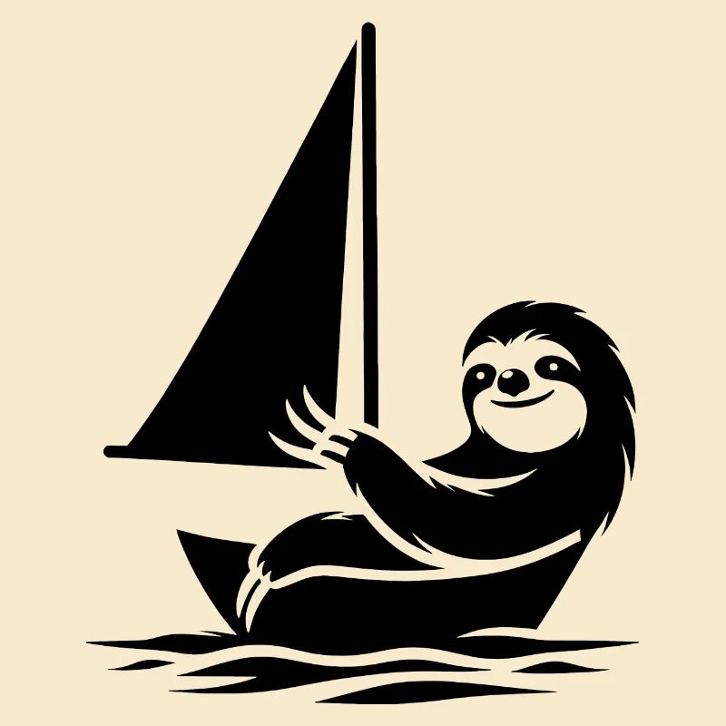 Minimalist Sailing Dinghy Sloth Summer