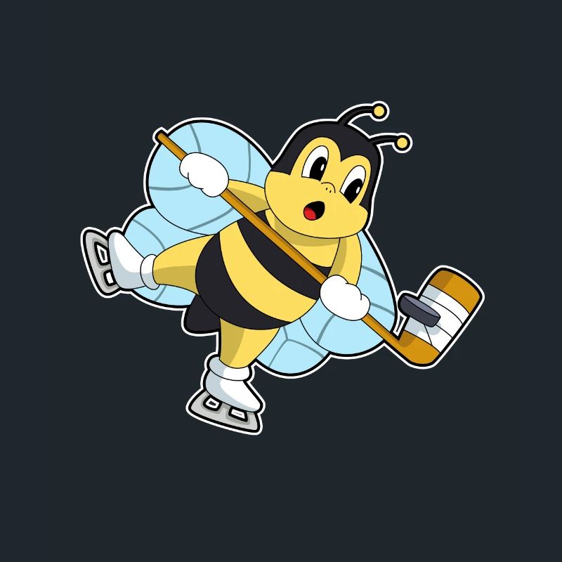 Biene Eishockey Eishockeyschläger