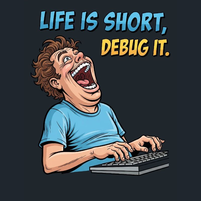 Debug Your Life: Funny IT Programmer Shirt