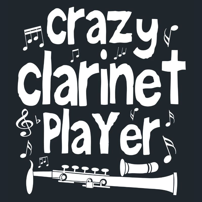 Crazy clarinet player