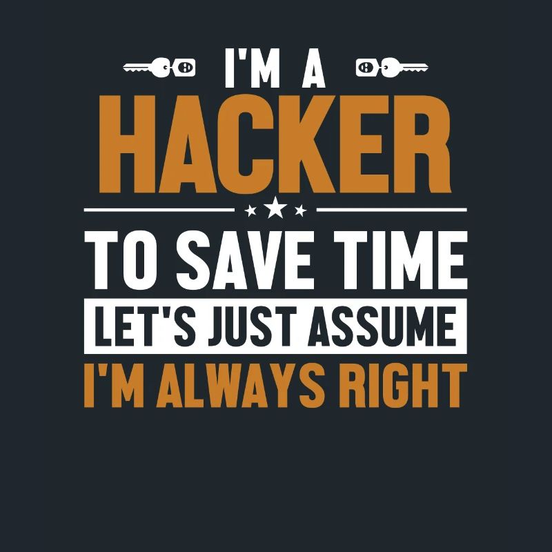 Hacker Supposons que j’ai raison renifleur de phishing