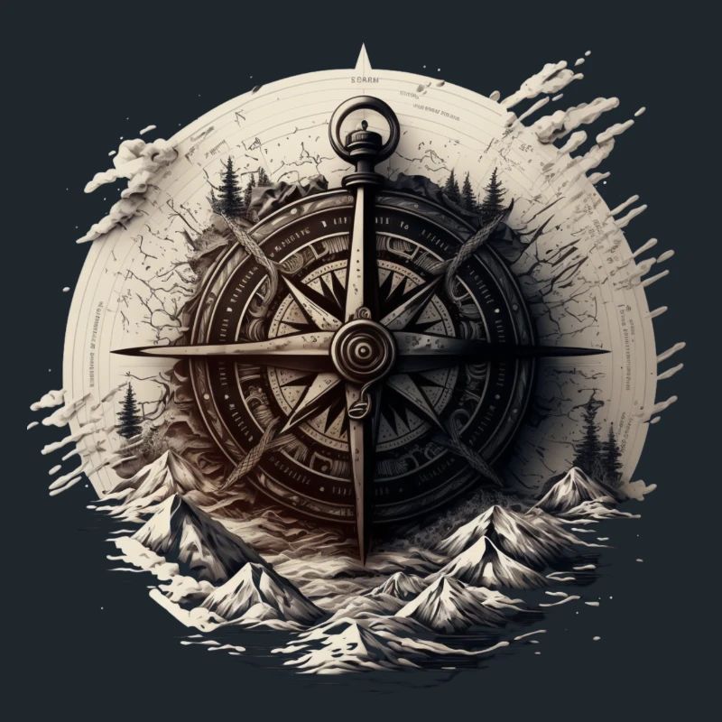 Stay on course: nautical compass for seafaring