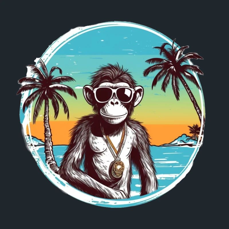 Cool Monkey * Conception de plage d’été