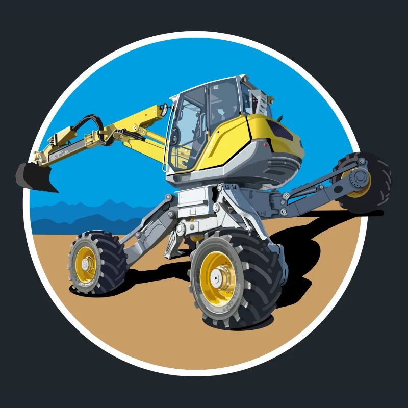 He digs where other excavators never get