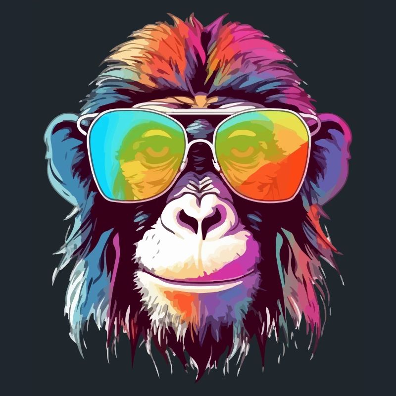 Bily the bespectacled monkey