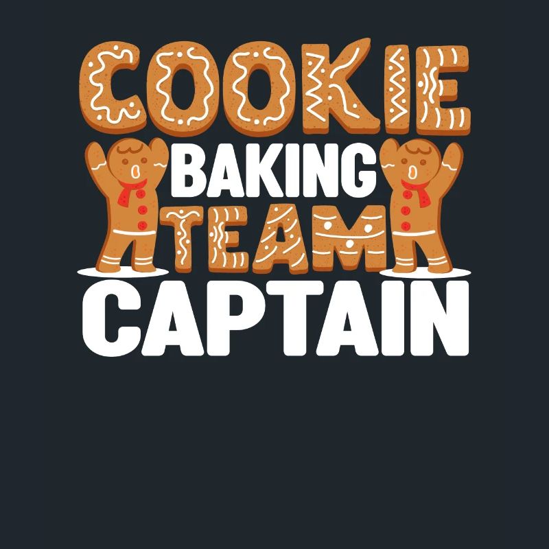 Cookie Baking Team Captain Funny Gingerbread Man
