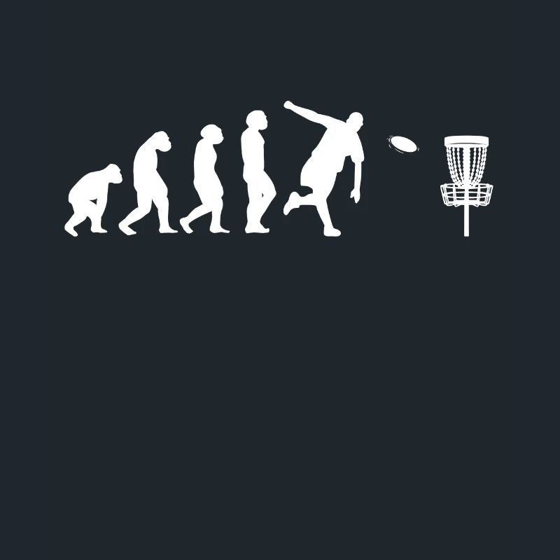 Disc Golf Player Disc Golfer Game Evolution