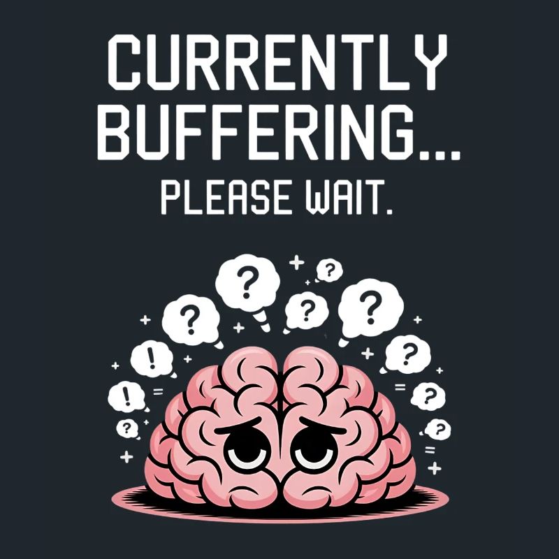 Funny Brain Thinking Saying