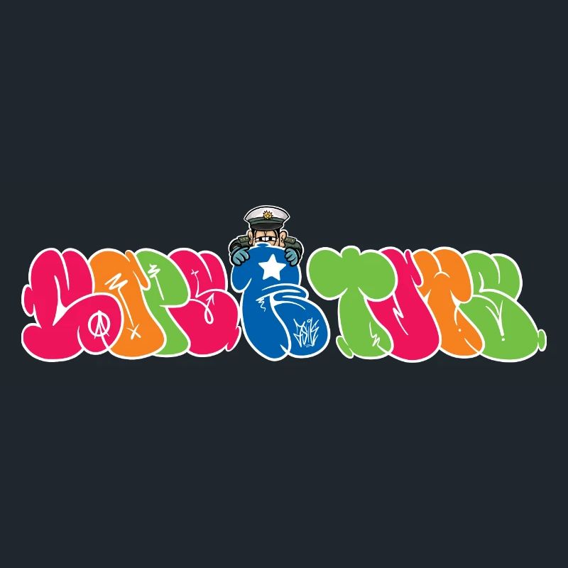 ACAB graffiti Cops are Toys