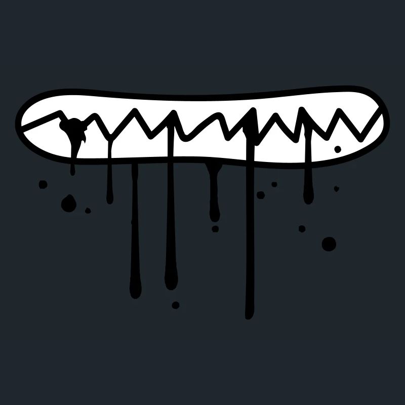 eat hunger face bite teeth crunch to